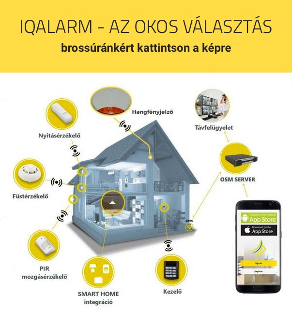 IQ Alarm bemutató brossúránkért kattintson a képre